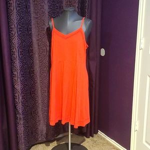 Faded Glory Coral Spaghetti Strap Dress size XXL